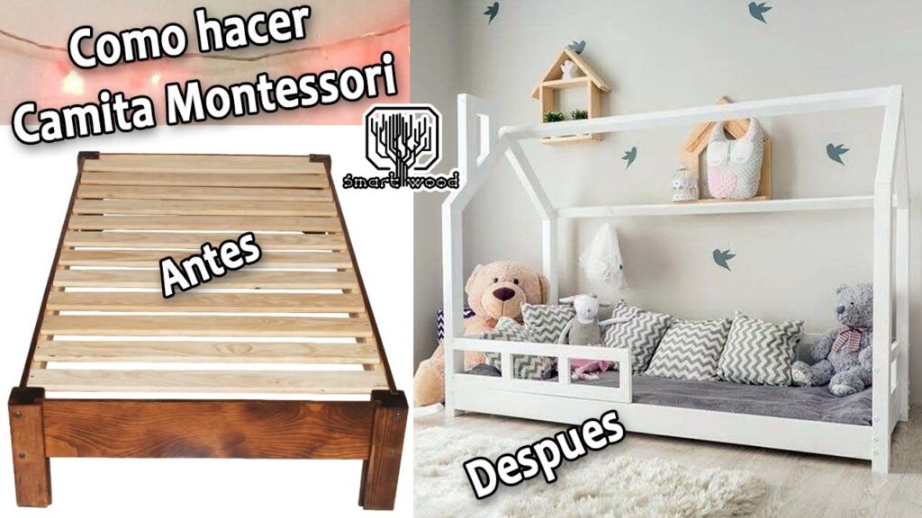 Cama Montessori Casita: Cómo hacerla paso a paso