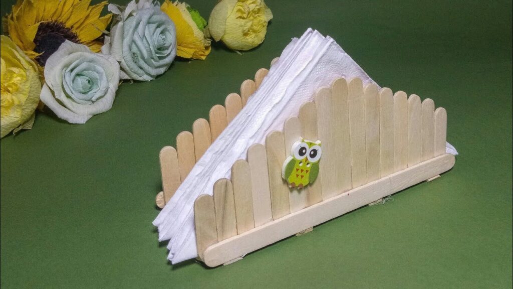 Cómo hacer servilleteros con palos de madera: guía paso a paso