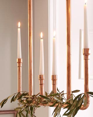 Cómo hacer un candelabro de cobre: Guía paso a paso