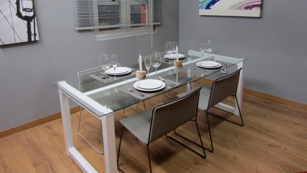 Cómo hacer una mesa de cristal con estructura metálica: Guía paso a paso
