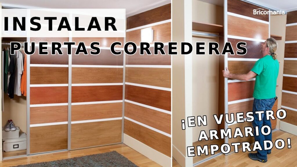 Montar puertas correderas de armario empotrado: Guía práctica